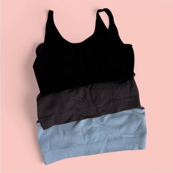 3 Pack Ribbed Bralette - Picture 2 of 6